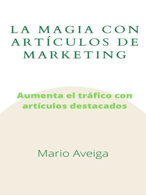 cover image of La magia con artículos de marketing